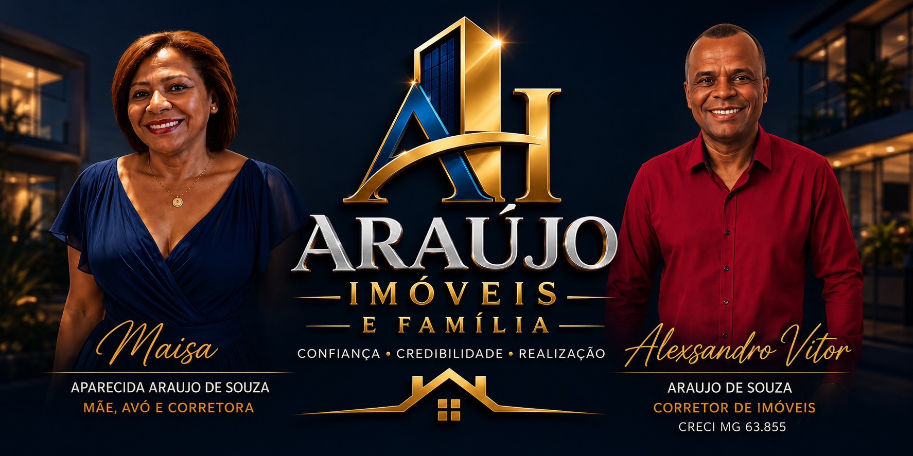 Logo Araújo Imóveis e Família